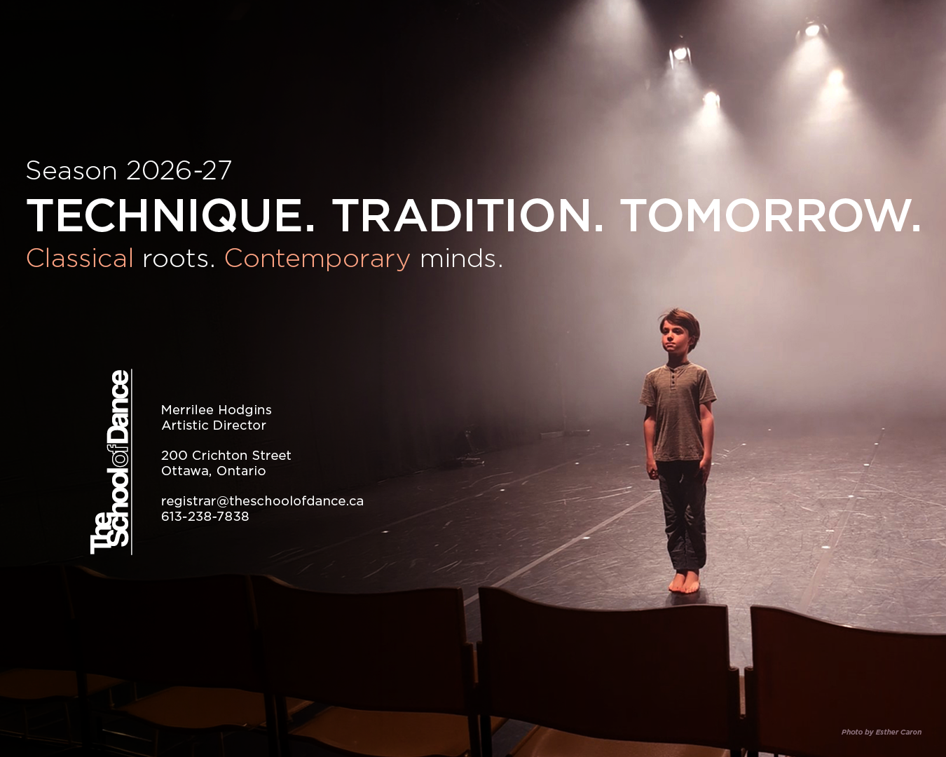 DANCE made in OTTAWA, The School of Dance